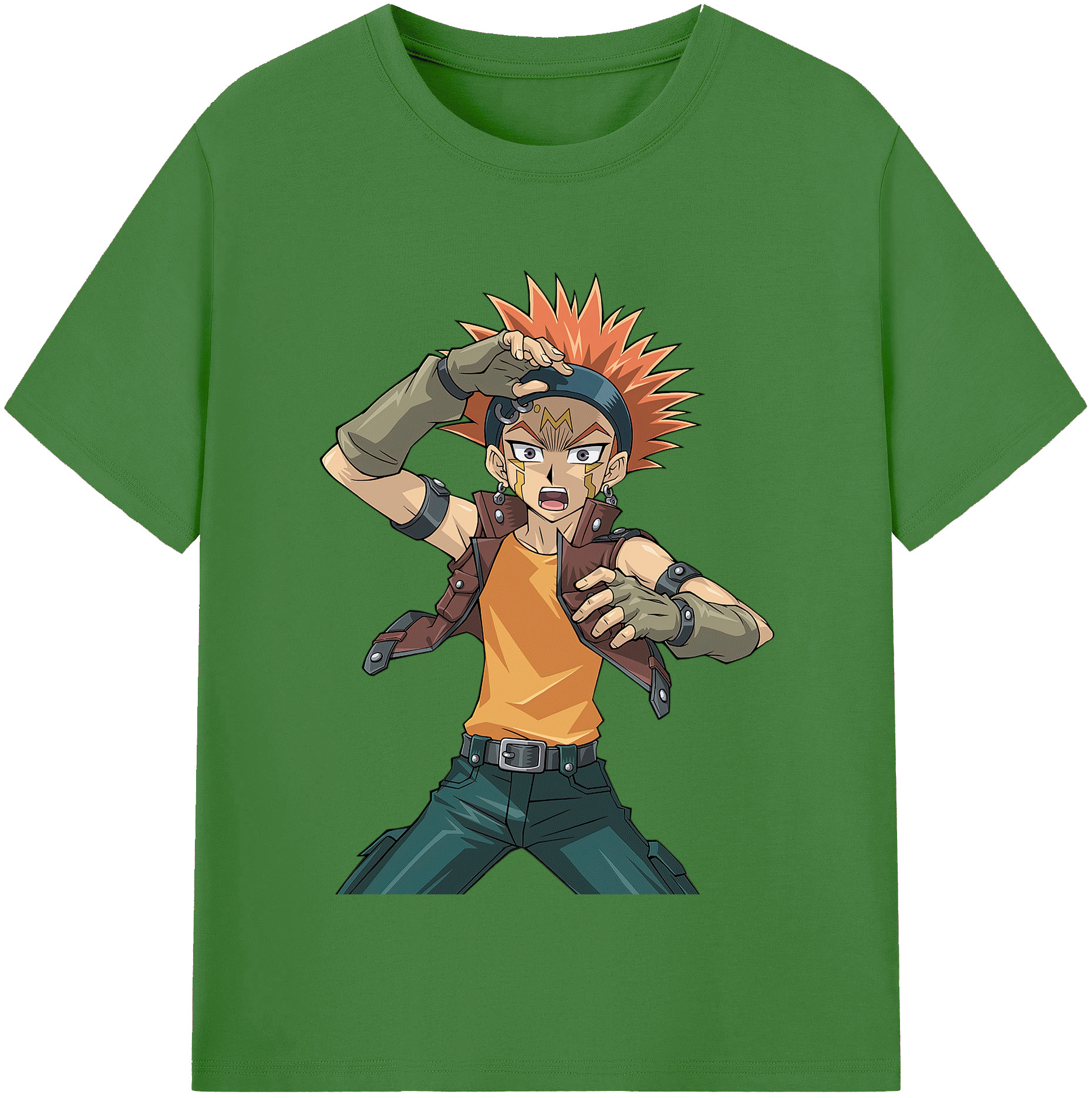 （画像用） 遊☆戯☆王 Yu-Gi-Oh! レディースカジュアルプリントTシャツ（綿100％）